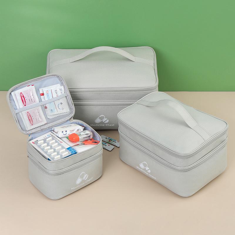 Portable Family First Aid and Medicine Bag