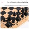 1 Set Children'S Puzzle Toys 3 In 1 Chess Board Folding Wooden Portable Chess Game Board For Adults