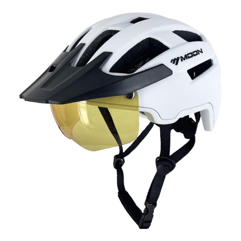 MOON Cycling Helmet with Magnetic Goggles XL