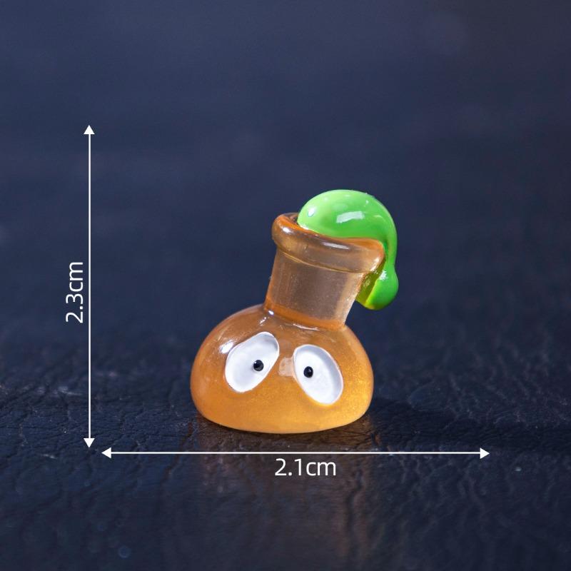Micro-landscape Luminous Halloween Pumpkin Ghost Figurine Decorative Accessories Mini Ornaments