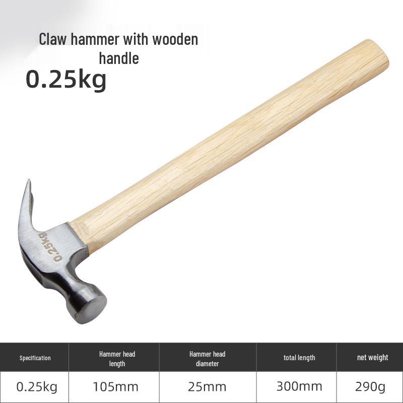 Mini Claw Hammer: One-Piece Steel Household Woodworking Tool for Electricians and DIY