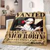 Nico Robin Print Blanket Warm Comfortable Flannel Blanket Suitable for Bedrooms,Sofas, Beds,Chairs,Travel -QIAO72