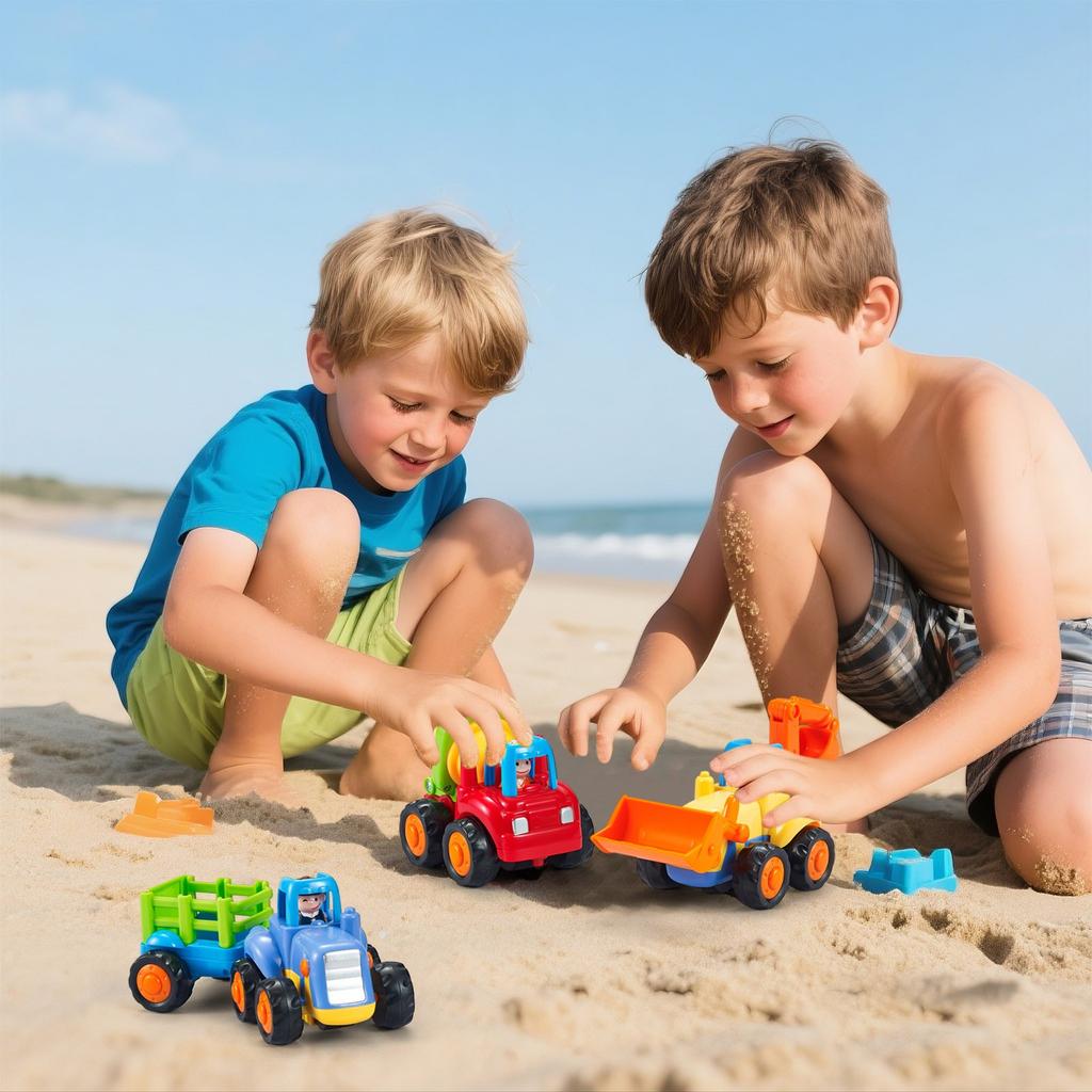 Friction Driven Cars, Pushes And Toy Trucks For Construction Vehicles