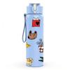 1PC Gift Toy Element Collage Print 750ml Color Plastic Sports Water Bottle Leakproof Flip Straw Lid Suitable for Sports Office Home Use