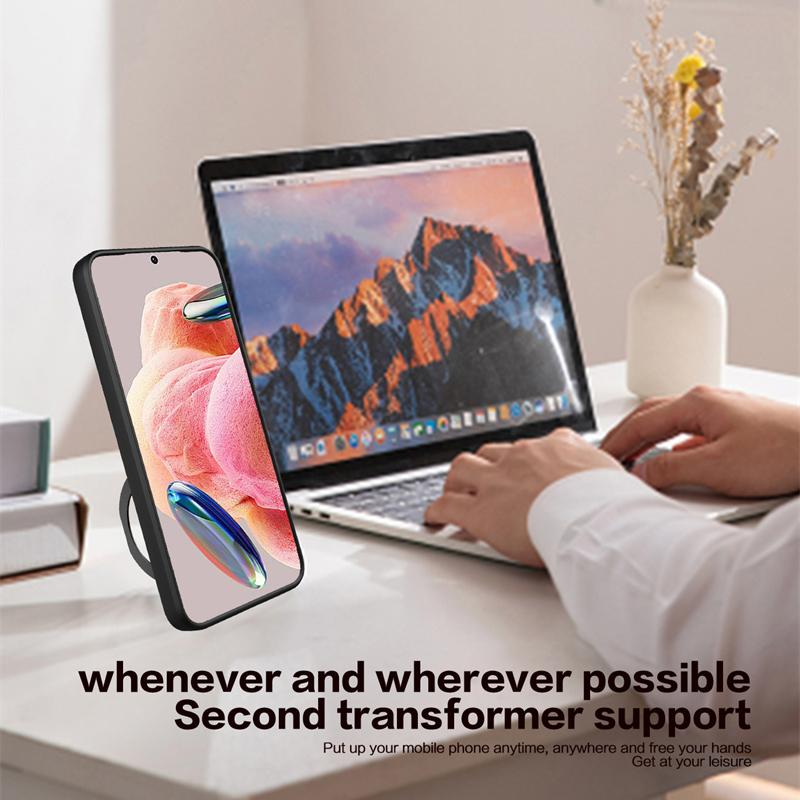 For Xiaomi Redmi Note 12 12S 4G Case Shockproof Armor Magnetic Ring Holder Phone Case For Redmi Note 12 Pro + Plus 5G Back Cover