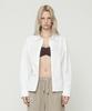 Current Waist-Fitted Cotton Shirt [White]
