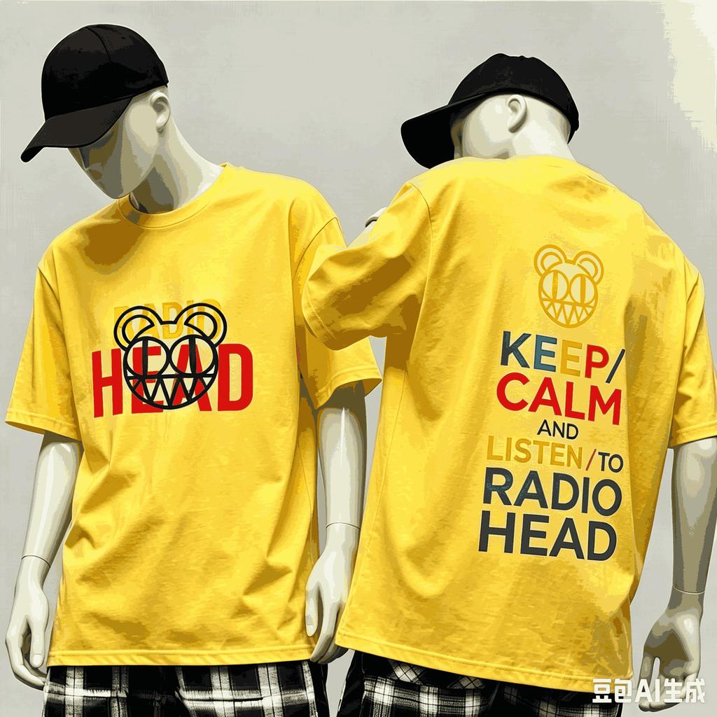 Radiohead For Fan Gift Tshirt Unisex Unisex Harajuku Oversized Unisex Short Sleeve Streetwear High Quality Couples Classic Soft Tee