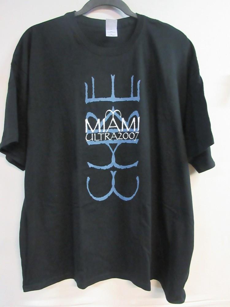 THE CURE OFFICIAL MERCH MIAMI ULTRA TOUR BAND CONCERT MUSIC 3XL / XXXL Unisex T-Shirt
