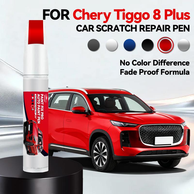 Für Chery Tiggo 8 Plus 1990-2026 Lackreparaturstift Ausbesserungsstift Kratzerentferner Autozubehör Schwarz Silber Grau Blau Rot