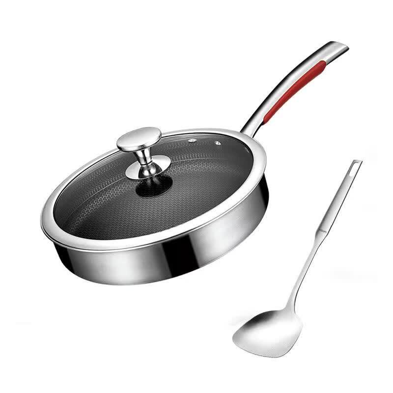 KOBACH 26cm 316L Stainless Steel Non-stick Frying Pan 26cm