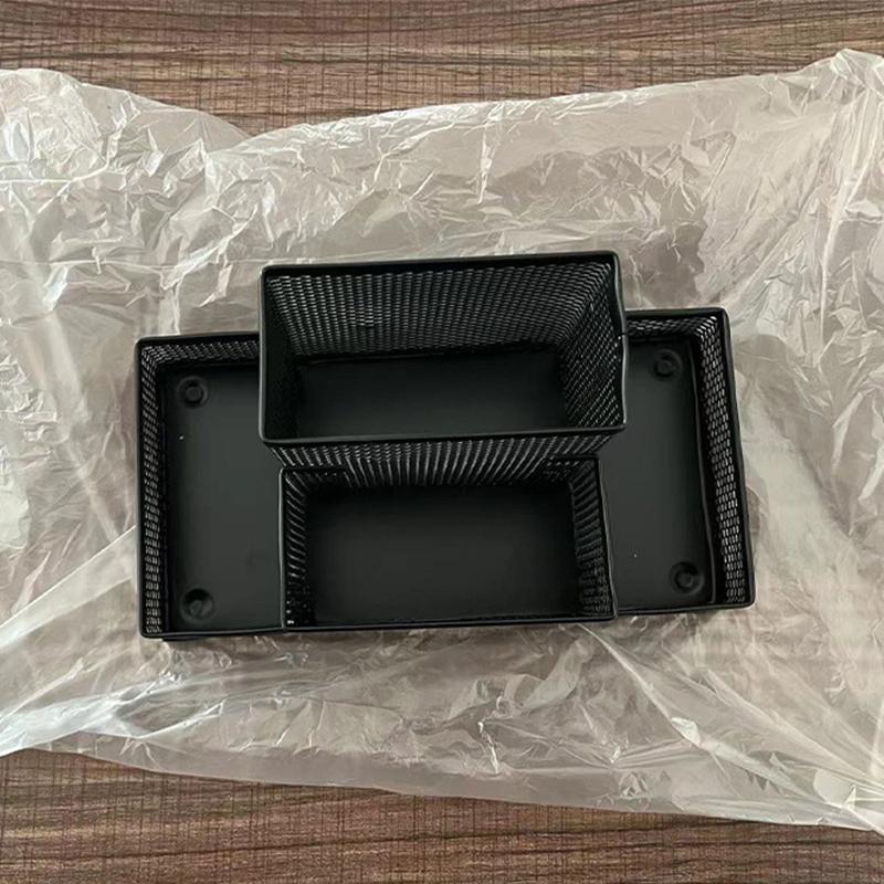 Multifunctional Pen Holder Creative Metal Iron Art Storage Pen Holder Student Stationery Desktop Office Storage Box