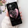 Soft Liquid Silicone Back Cover For Xiaomi Redmi Note 14 Pro Plus Phone Case Marble Gothic Style Bumper For Redmi Note 14 4G 5G