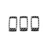 3Pcs Carbon Fiber Window Lift Switch Button Cover For BMW 3 Series G20 G28 19-20