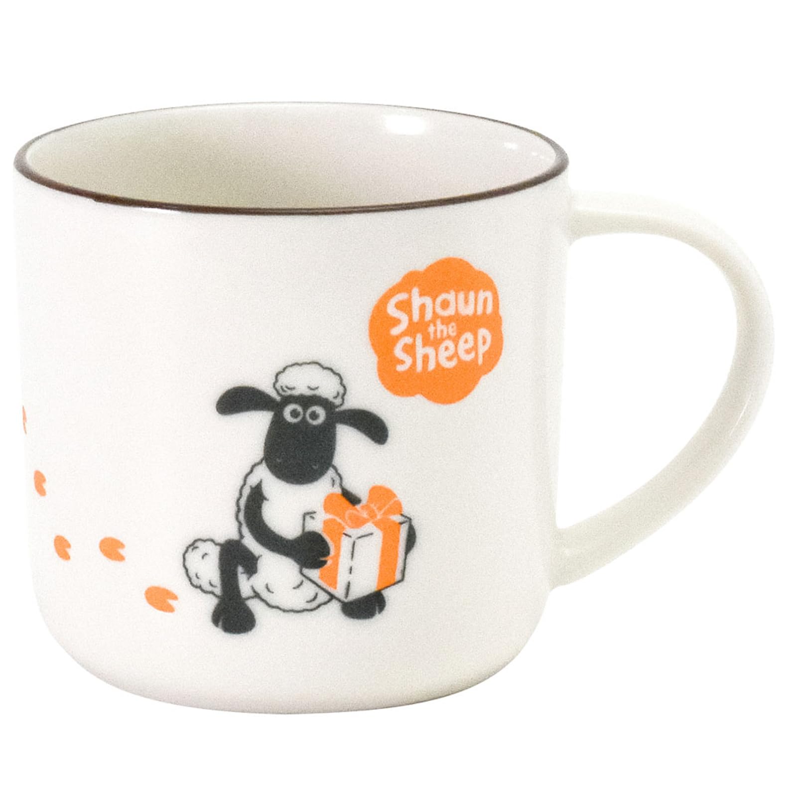 

Shaun the Sheep Microwave and Dishwasher Home Mino Made in 246022 Mug, approx. 350ml, Safe, Tableware, Decor, Gift, Orange, Ware, Japan, оранжевый