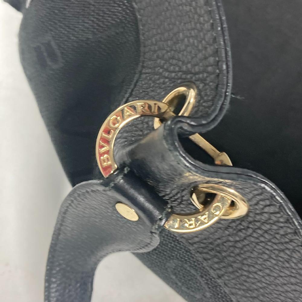 BVLGARI bulgari bulgari logomania Bag Shoulder Bag Tote Bag Canvas/Leather Black