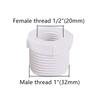 1/2" 3/4" 1" Female/Male Thread Reducing Connectors Garden Irrigation Plastic Joints Fish Tank Aquarium Drain Pipe Fittings 5Pcs