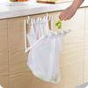 Multifunkční kuchyňské skříňky Tašky Háčky Odpadkový Skládací Věšák Skříňka Dvířka závěsného stojanu Držák