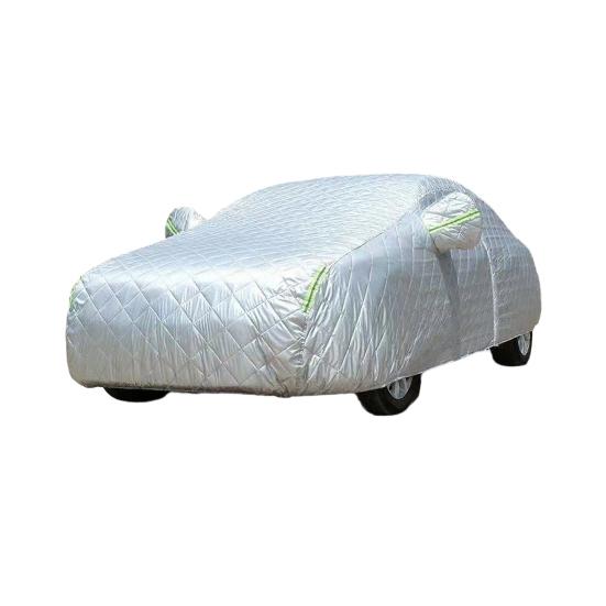 All-Weather Car Cover with Reflective Strips Thickened Cotton Full Coverage Car Cover for SUV Sedan Hatchback Sun And Snow Protection Car Cover Top