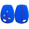 silicone key cover holder key case for Renault Clio 3 Logan 2 Dacia Duster sandero stepway Lada Largus for Nissan Almera terrano