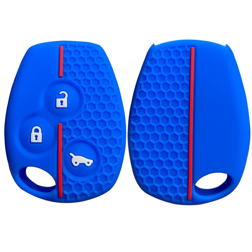 silicone key cover holder key case for Renault Clio 3 Logan 2 Dacia Duster sandero stepway Lada Largus for Nissan Almera terrano