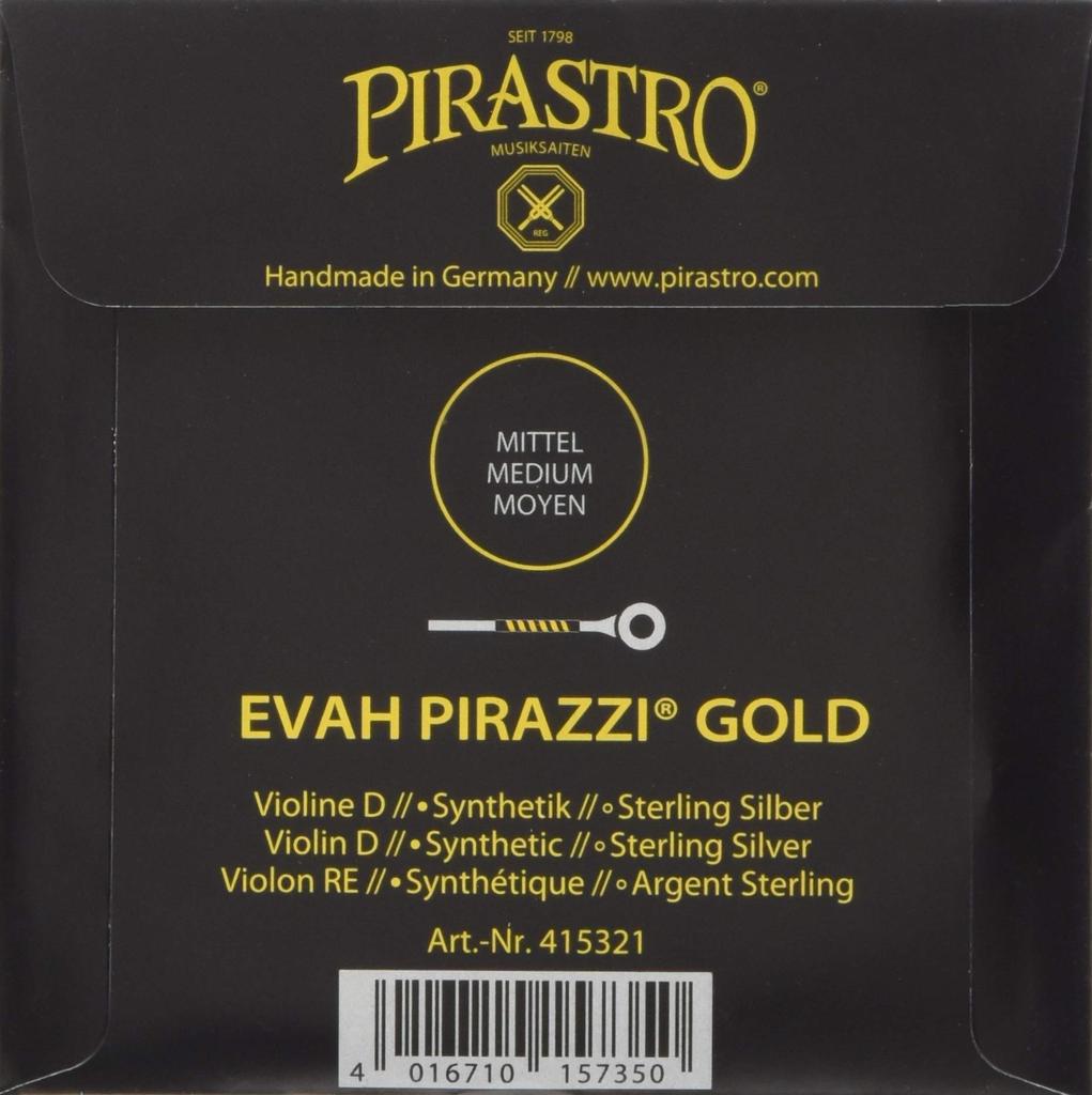 EVAH PIRAZZI GOLD Eva Pirazzi Gold Violinsträng D-sträng