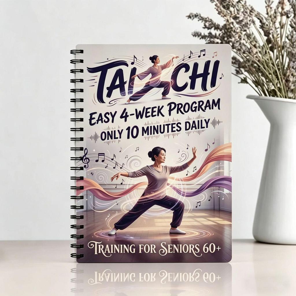 28-Day Chair Tai Chi Notebook: Tai Chi for Over 60s
