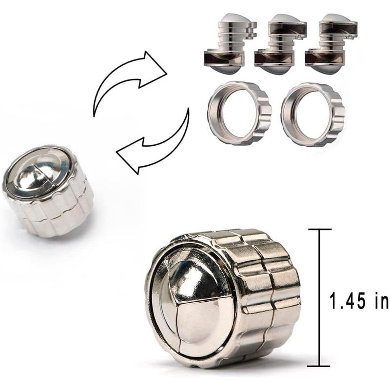 3PCS Highly Difficult Brain Teaser Puzzle Metal IQ Challenge Games Educational Toys For Kids Adults Juegos De Ingenio Metalico