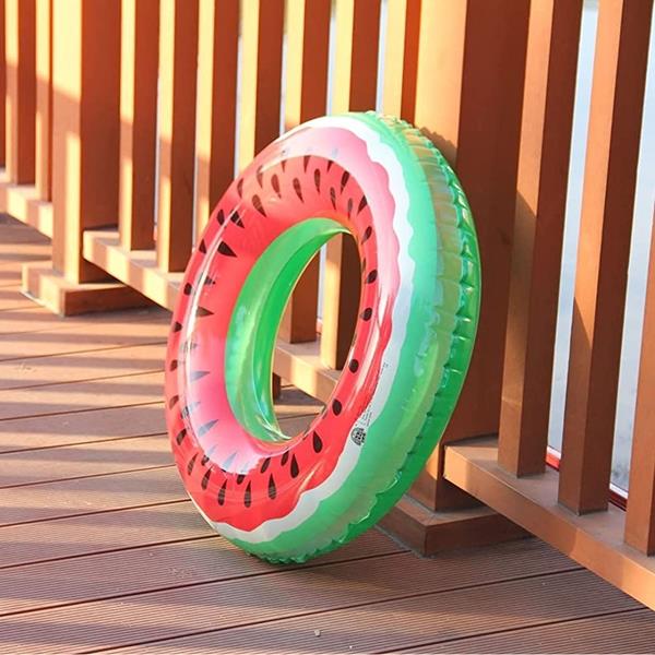 Inflatable Water Ring Beach Watermelon Ring for Children for the Pool 75 Cm