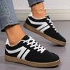 Shoes Female  Hot Sale Lace Up Women's Vulcanize Shoes Spring Autumn Round Toe Mixed Colors Flat Casual Comfortable Sneakers