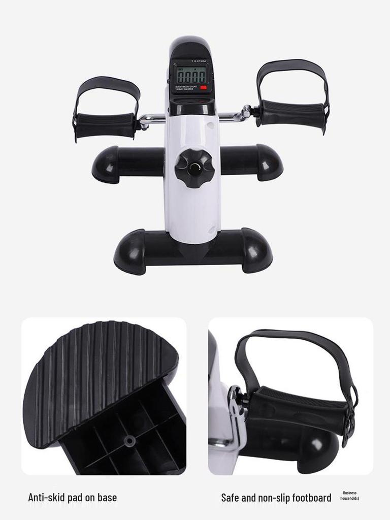 Dual-Use Mini Pedal Bike: Hand & Foot Rehabilitation Stepper for Seniors and Adults