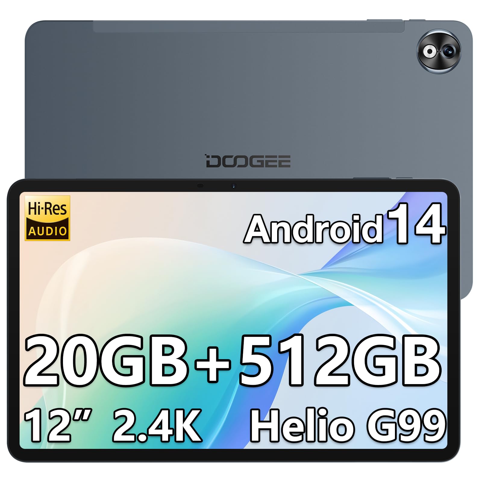 

14 Tablet 10 inches or DOOGEE T40 PRO 12 inch tablet Android 14 tablet Helio G99 TF Widevine 2K IPS 4G call compatible [Android above] 2.2Ghz CPU,