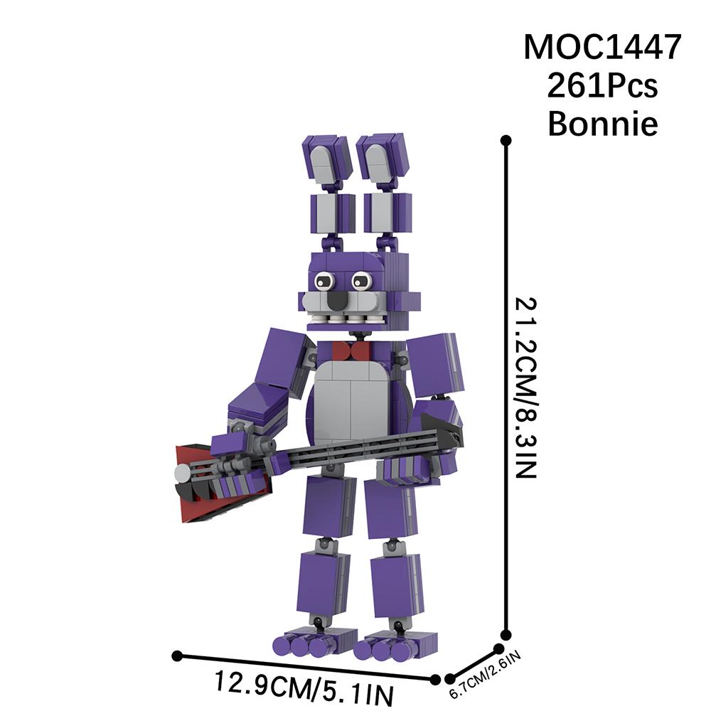 MOC WM2612 Medvěd Stage Bricks Hororová Herní Figurka Kompatibilní WM6170 Stavebnice Hračky Pro Děti Přátele Narozeninový Dárek Zvíře