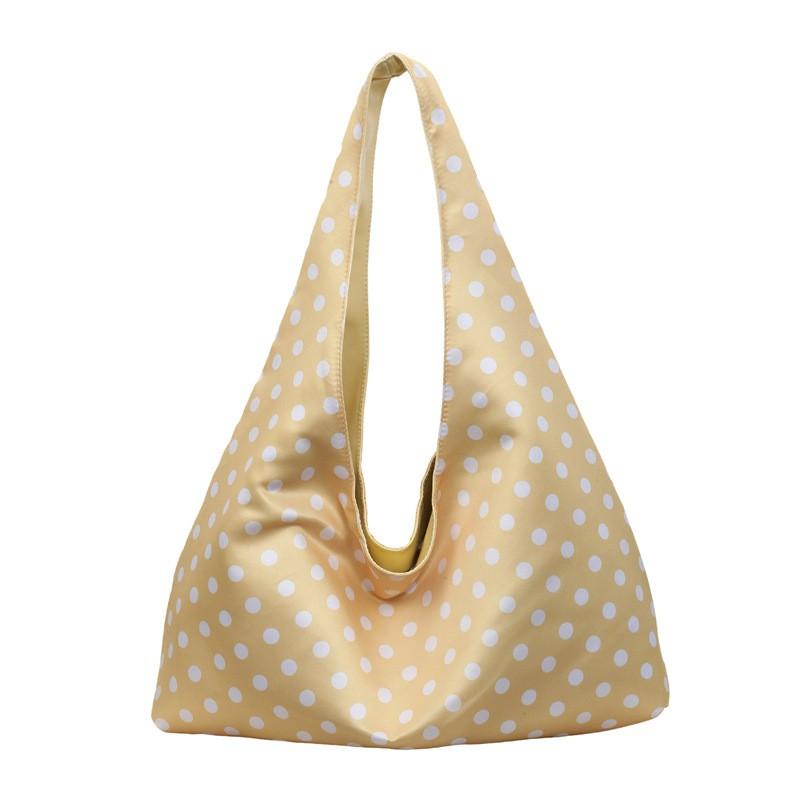 Grote capaciteit Polka Dot Schoudertote Tas Dames Dagelijkse Pendel Kantoor Gebruik PU Waterdruppel Vorm