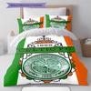 Celtic Football Club Bedding Quilt Set Quilt Cover Pillowcase Home Decoration Birthday Gift (1 * Duvet Cover + 2 * Pillowcase, Without Core)
