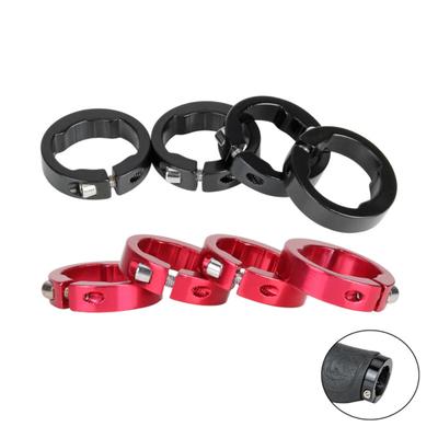 2 pièces Bagues de Guidon de Vélo Alliage d'Aluminium Anneaux de Blocage d'Extrémité de Guidon de Vélo Guidon VTT Pour Pièces de Vélo
