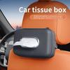 Car Mounted Tissue Box Drawer Box Creative Car Armrest Box Backrest Hanging Multifunctional Sun Visor Four-Color Tissue Bag