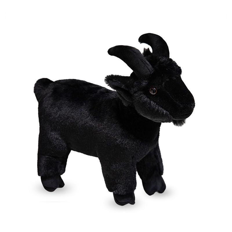 Goat Toy Plush Animal Short Fur Little Sheep Childrens Bedroom Decoration Gift