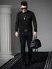 European-Style Round-Neck Sweater for Men, Autumn/Winter 2025 New Trendy Brand with Pocket Decoration, Pullover Long-Sleeve Knit Base Shirt