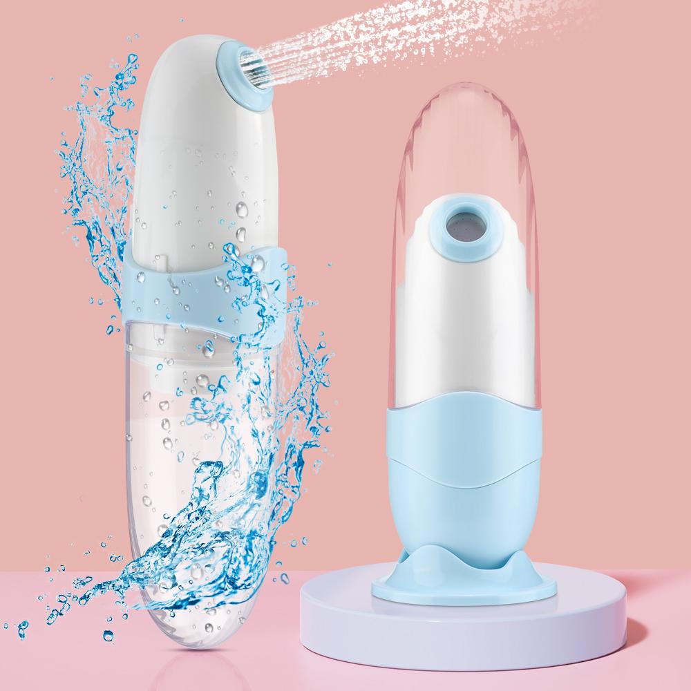 Electric PortableTravel Bidet Handheld Butt Shower for Personal Hygiene Cleaning Mini Toilet Sprayer Bidet Long Nozzle Cleane
