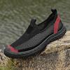 Fashion Breathable Mesh Flats Cool Slip-On Shoes Driving Casual Men's Lazy Loafers Comfortable Male Sneakers Versatile Wading Aqua Shoes