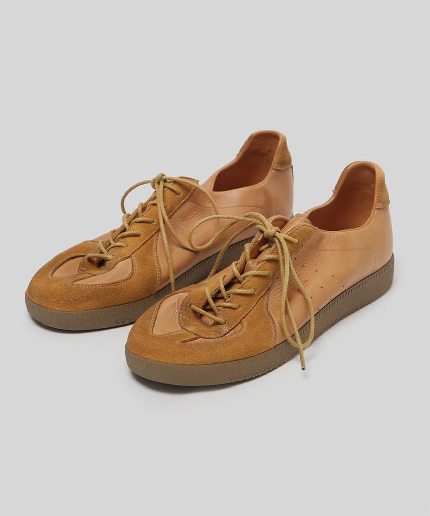 Wetheroad Wtrd3121 Ader Horse Leather German Army Sneakers Washed Camel