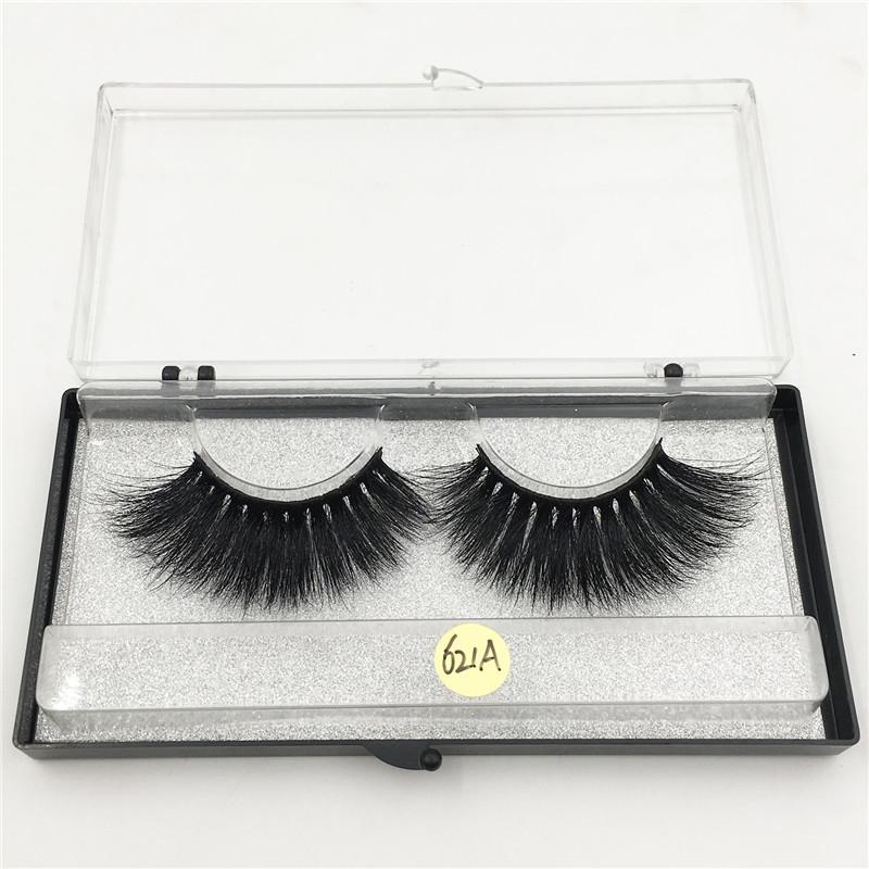 RED SIREN 1 Paar Wimpern Großhandel 100% Nerzhaar Falsche Wimpern Handgemacht 25mm Wimpern Dramatisch Dick Lang 3D Nerz Wimpern Make-up
