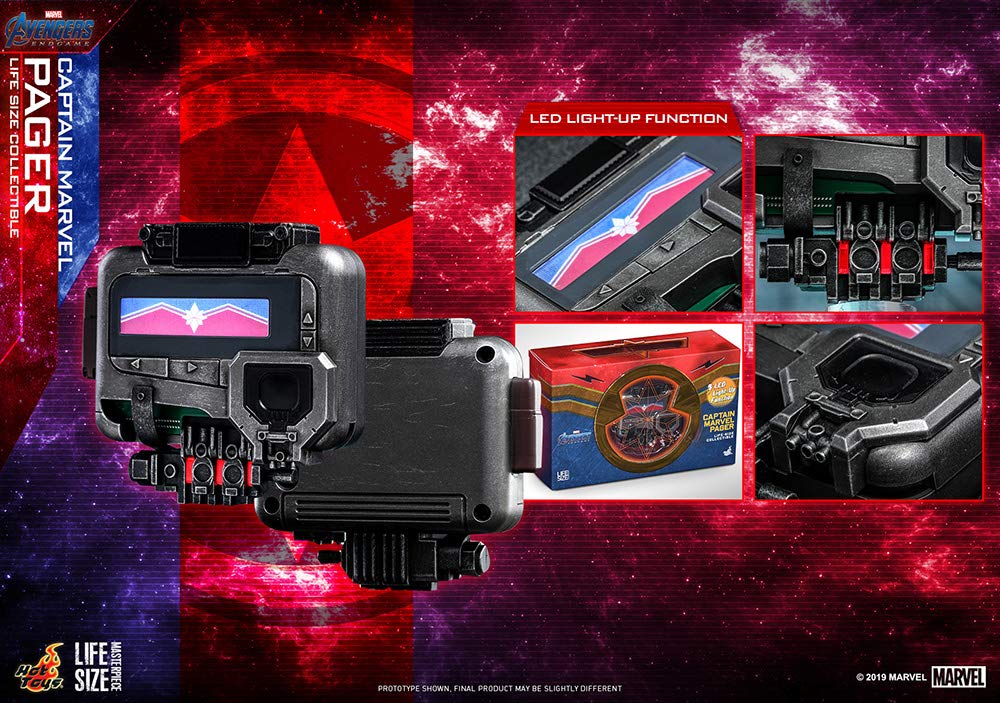 [Life-Size Masterpiece] "Avengers Endgame" 1/1 Scale Replica Captain Marvel Pager