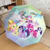 1pc My Little Pony, Friendship Themed High-quality Umbrella,Automatic Opening and Closing Umbrella,Multi-functional Umbrella G0811259