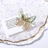 Luxury Sense Zinc Zinc Alloy Transparent Wings Butterfly Korean Style Badge Women Brooch Clothes Accessories