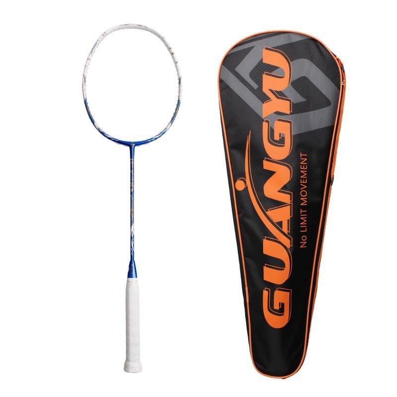 Full Carbon Fiber Badminton Racket 5U Offensive Beginner Training Entertainment Single