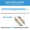 2Pcs Car LED Headlight Strips Super Bright Flexible Waterproof Easy Installation LED Daytime Running Light Strips With App Control Auto Accessories