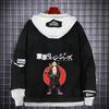 Tokyo Revengers Anime Denim Jacket Fake Two-piece Hoodie Men Youth Streetwear