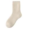 Wool Women's Mid-Tube Plush Socks – Thick, Cozy Winter Home & Sleep Socks