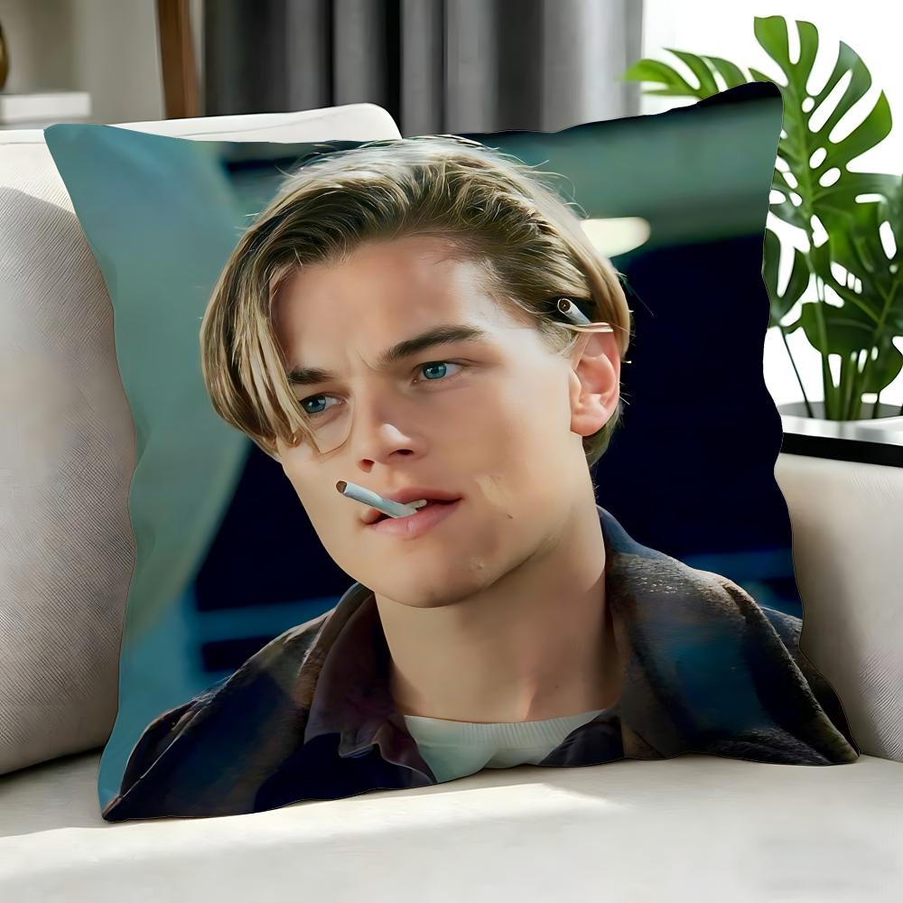 movie Leonardo DiCaprio Cushion Cover Cushion Cover Set Pcs x x x Pillowcase Decorative Sofa Home Decor